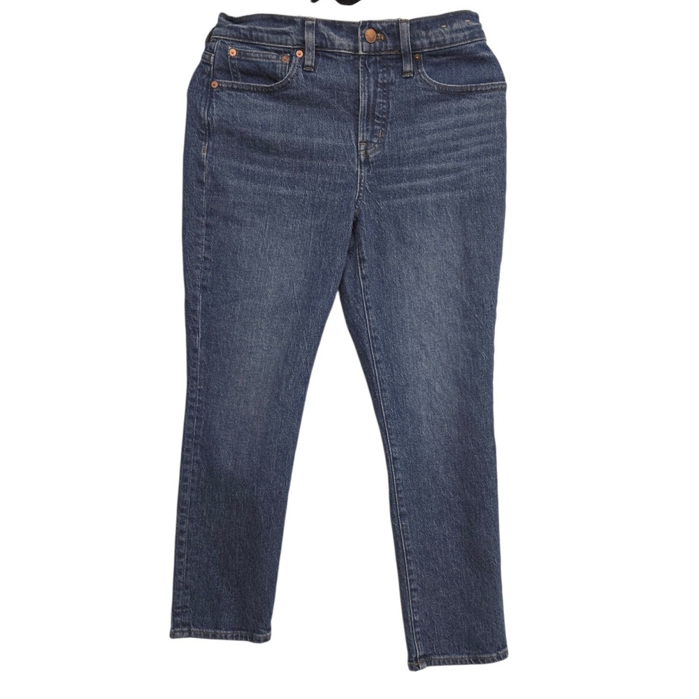 Madewell Perfect Vintage Jeans 28P High Rise Straight Leg Denim Classic Casual